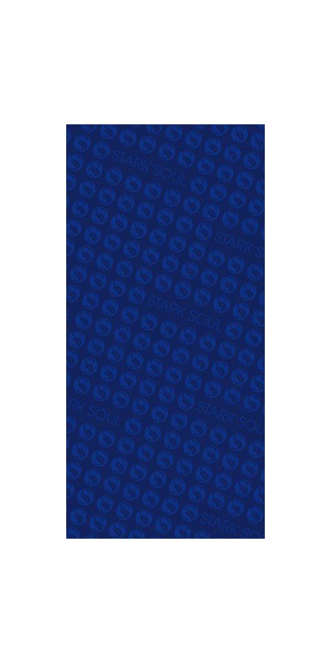 Stark Soul® Multifunktionstuch Neckwarmer Logodruck mit - Blau Multifunktionstuch