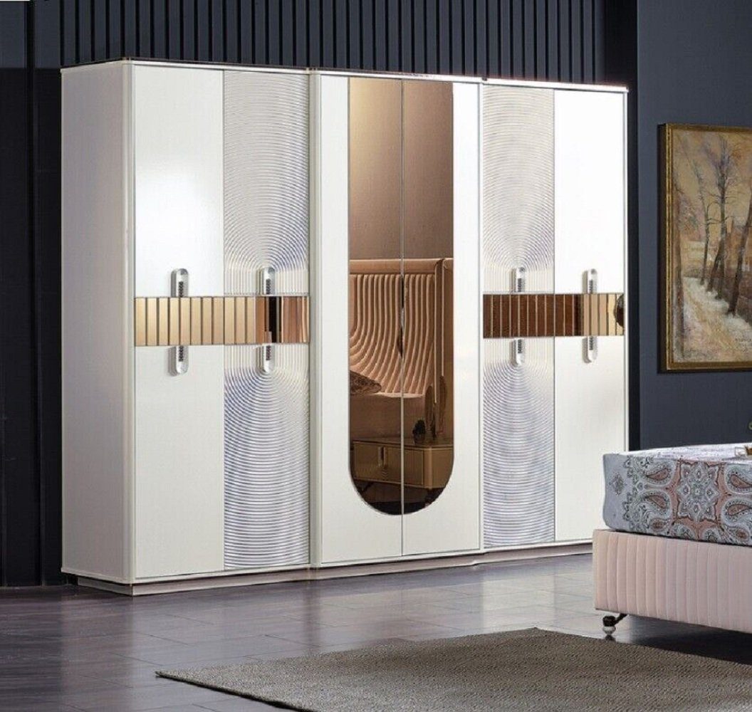 Möbel Kleiderschrank Schränke in Scrank Made Holz Kleiderschrank) (1-St., Kleiderschrank JVmoebel 1x Schlafzimmer Luxuriöses Europa