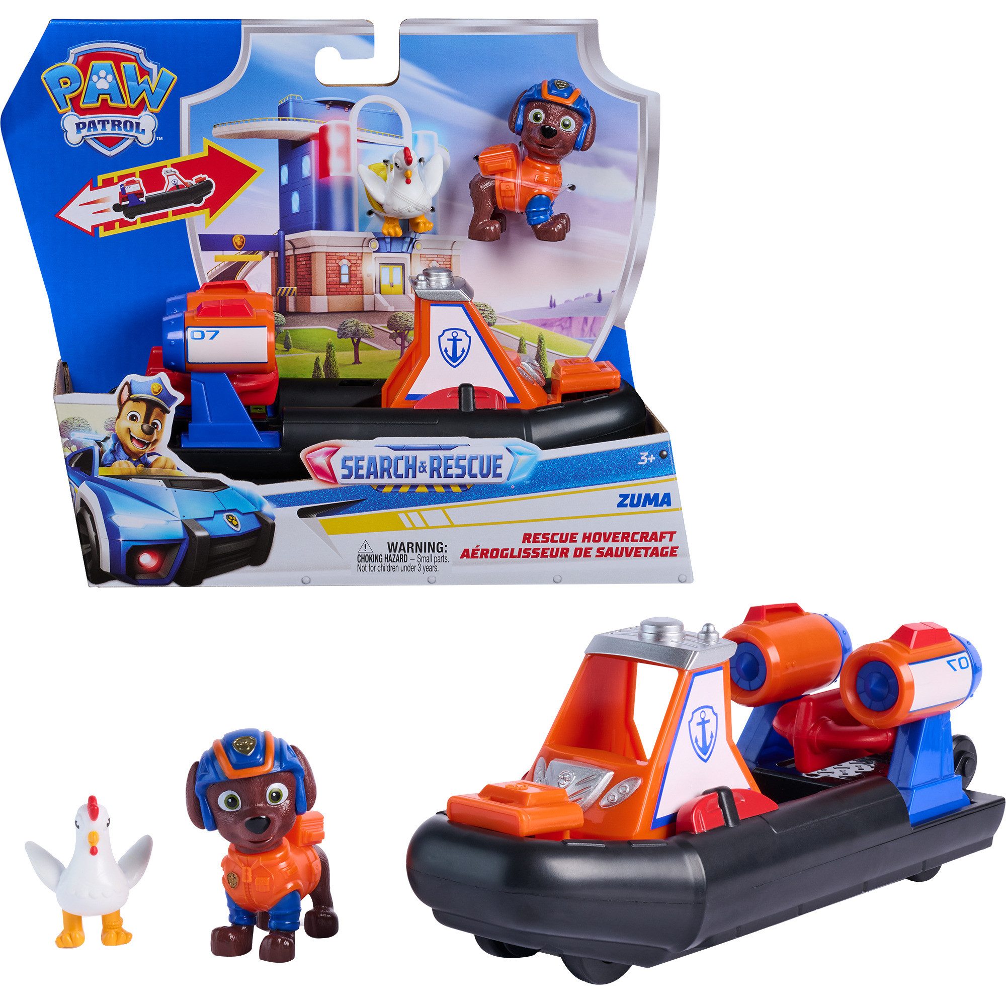 PAW PATROL Spielzeug-Boot Spin Master PAW Patrol - Search & Rescue: Zumas