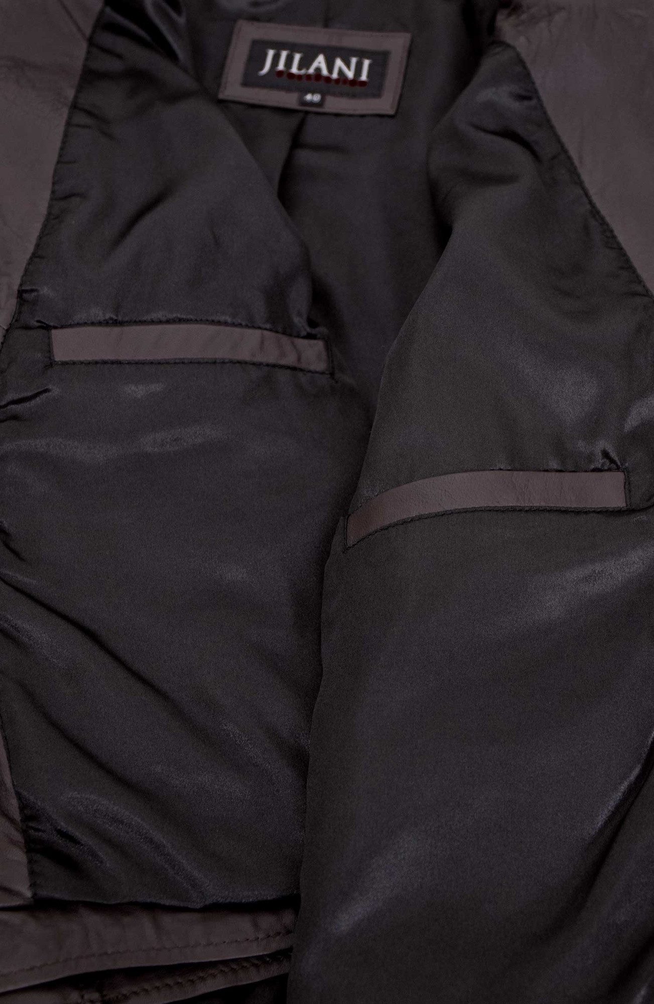 Jilani Lederjacke Elodi Jilani - Damen Lederjacke Lammnappa choco – Bild 4 von 5