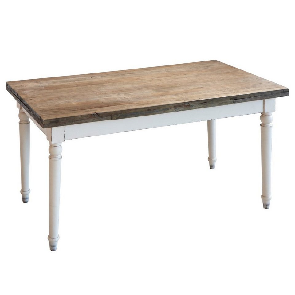 loberon tisch bradford weiss natur