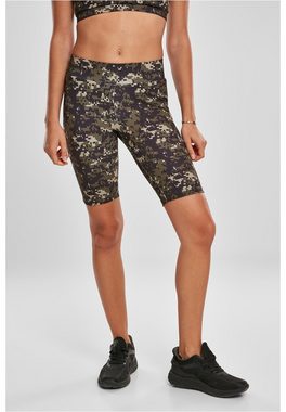 URBAN CLASSICS Stoffhose Urban Classics Damen Ladies High Waist Camo Tech Cycle Shorts (1-tlg)