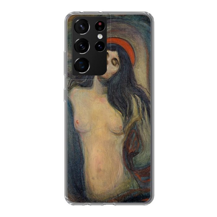 MuchoWow Handyhülle Madonna - Edvard Munch Phone Case Handyhülle Samsung Galaxy S21 Ultra Silikon Schutzhülle