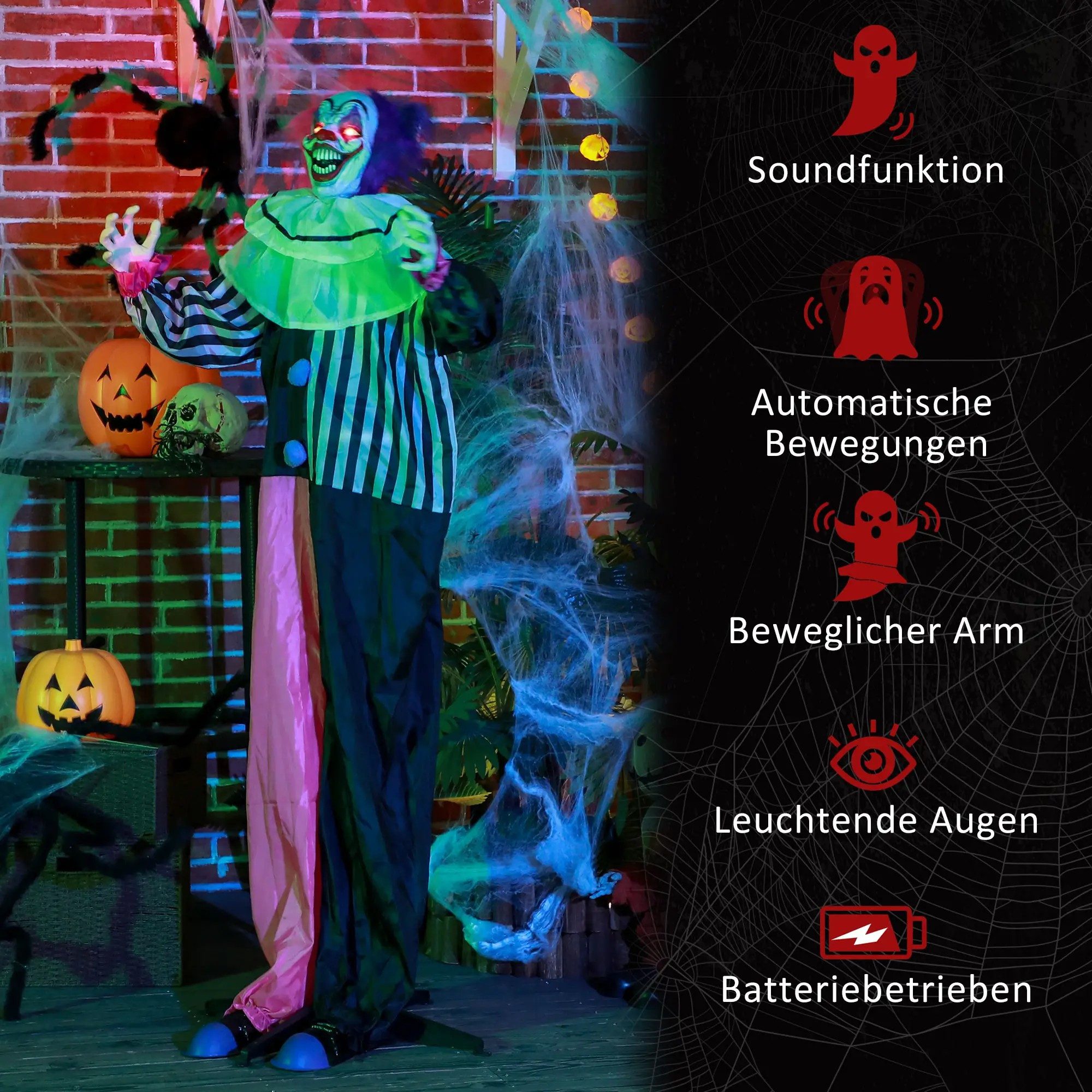 BlingBin LED-Dekofigur Halloween Garten Dekoration mit günstig online kaufen