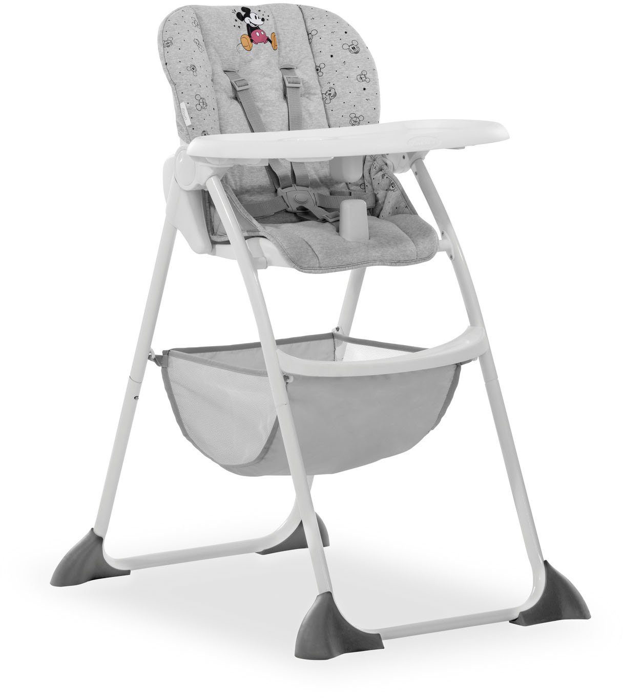 Hauck Hochstuhl Sit N Fold, Mickey Mouse grey, zusammenklappbar