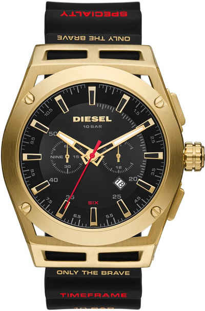 Diesel Chronograph TIMEFRAME, DZ4546, Quarzuhr, Armbanduhr, Herrenuhr, Datum, Stoppfunktion