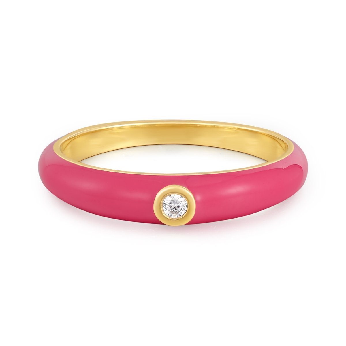 Silberring gelbgold