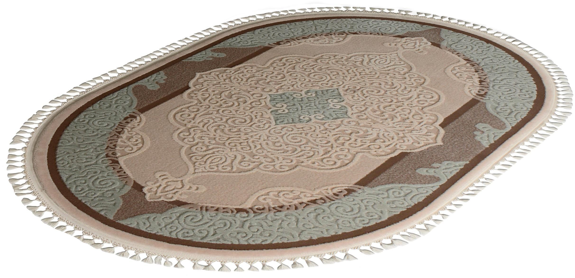 Orientteppich Deluks 6827 Sanat Oval Hohe 14 Mm Online Kaufen