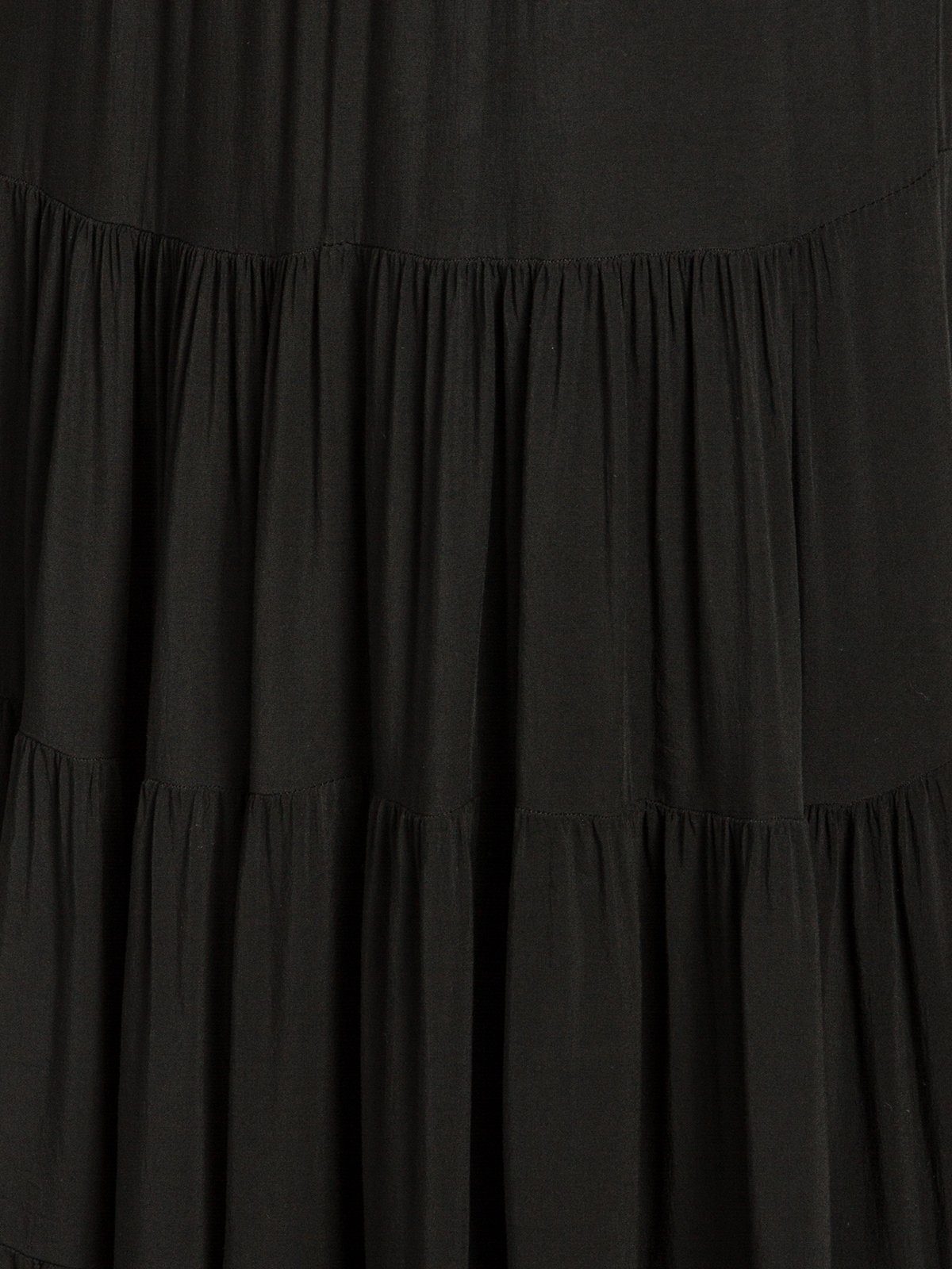 Caspar Faltenrock RO020 langer eleganter Damen Maxi Sommer Rock Maxirock - bodenlang bei ca. 157 cm Körpergröße