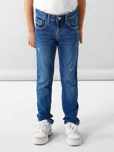 Name It Skinny-fit-Jeans NKFPOLLY SKINNY JEANS 1191-IO NOOS Used-Optik