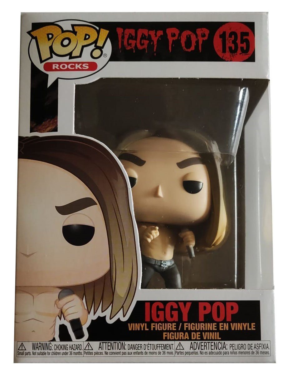 Spielfigur Funko POP! Rocks 135 Iggy Pop Vinyl Figur Wackelko