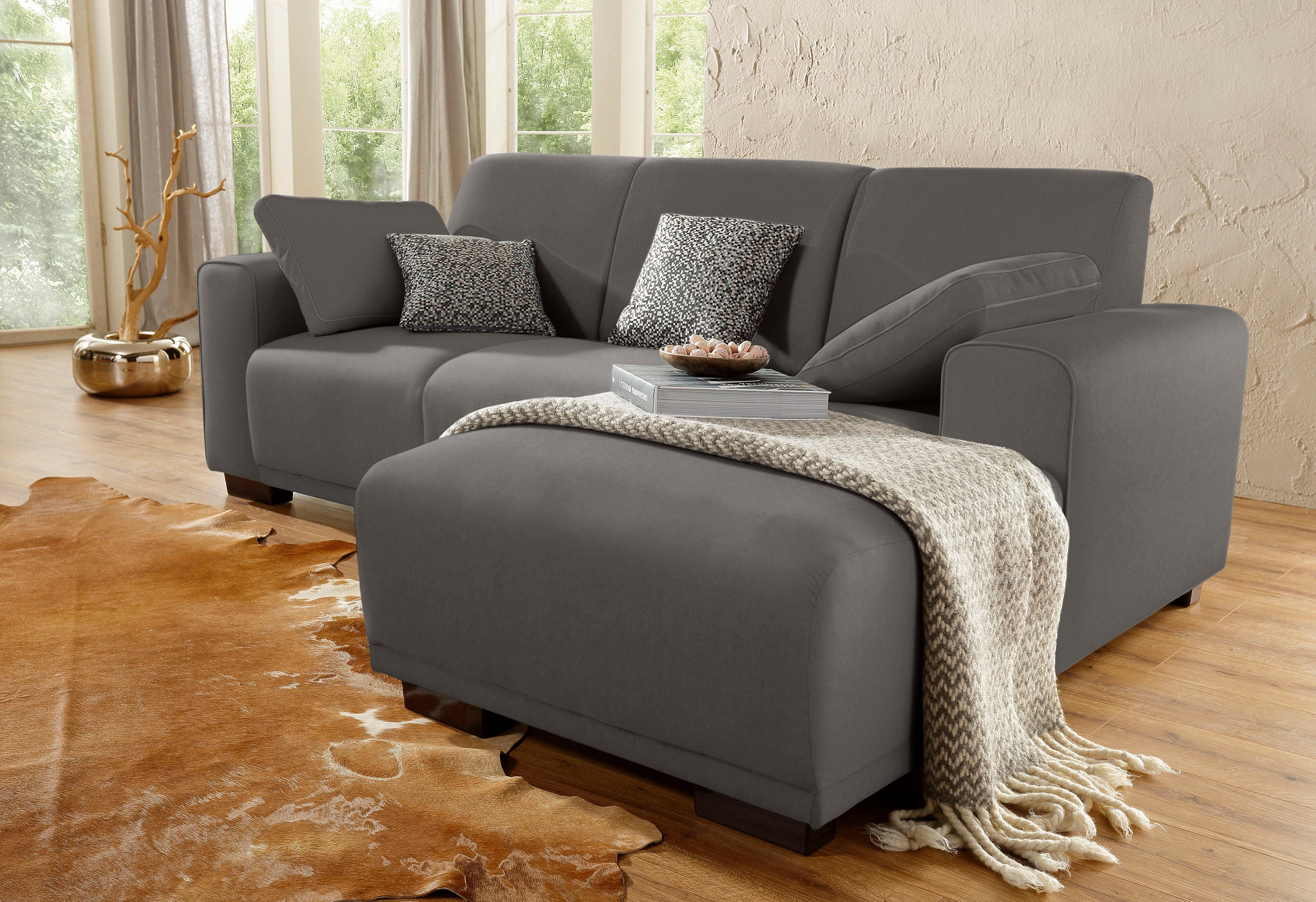 Polsterecke BORNHOLM von HOME AFFAIRE in grau, Filzoptik Ontaria - ab 399,99€