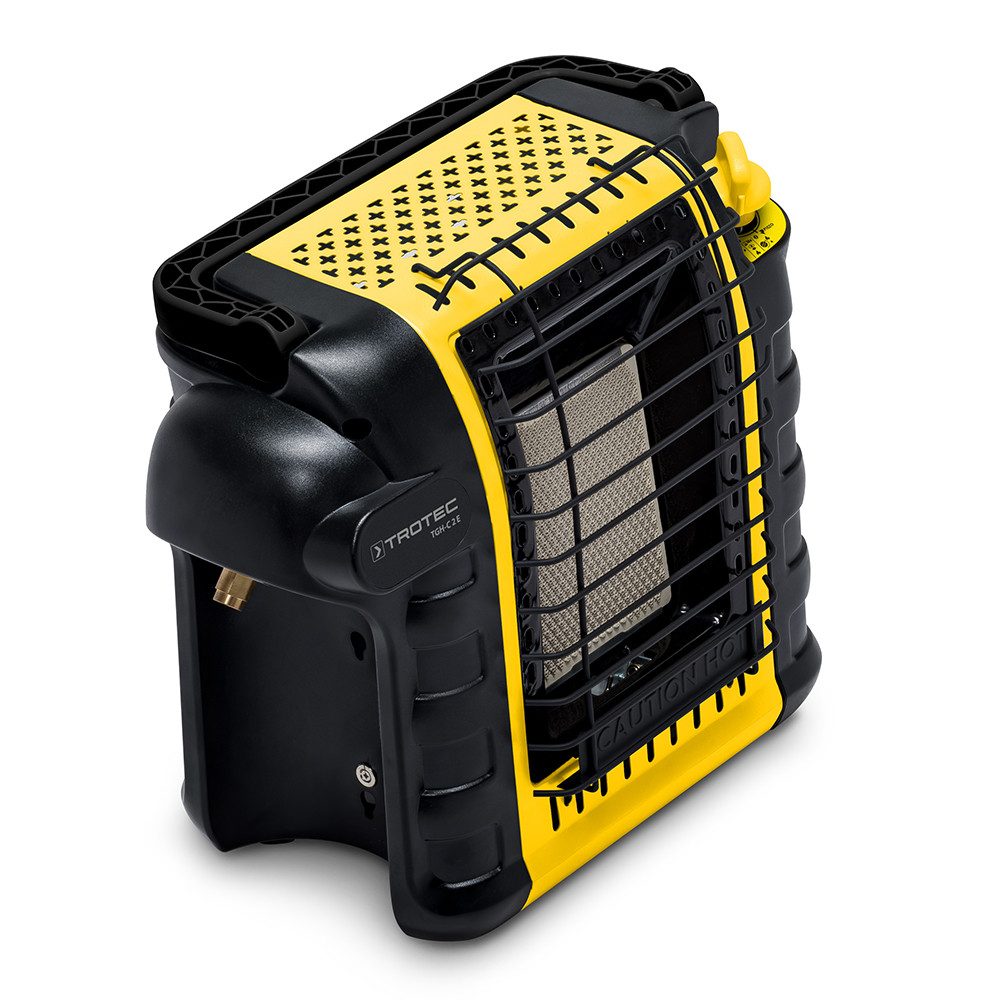 TROTEC Heizgerät Gasheizer TGH-C 2 E, Flexibel durch Gasflaschenbetrieb, Wärme durch Keramik-Heizplatte