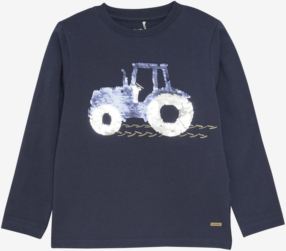 Minymo Longshirt T-Shirt LS Reversible Sequins