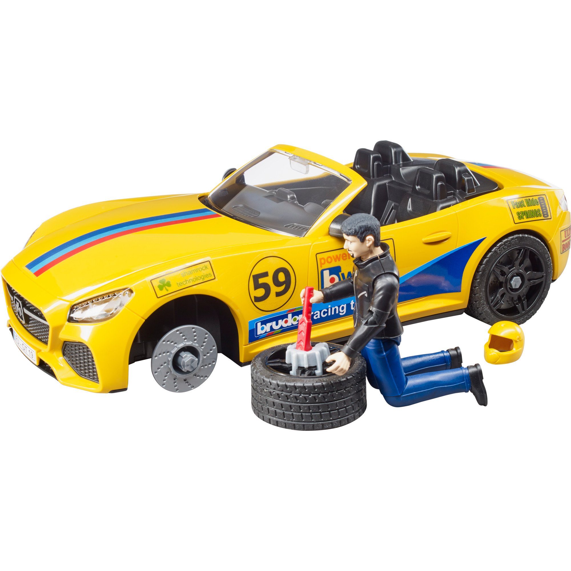 Bruder® Spielzeug-Auto Wagon Power Bruder, bruder und RAM (3-tlg) Roadster 2500