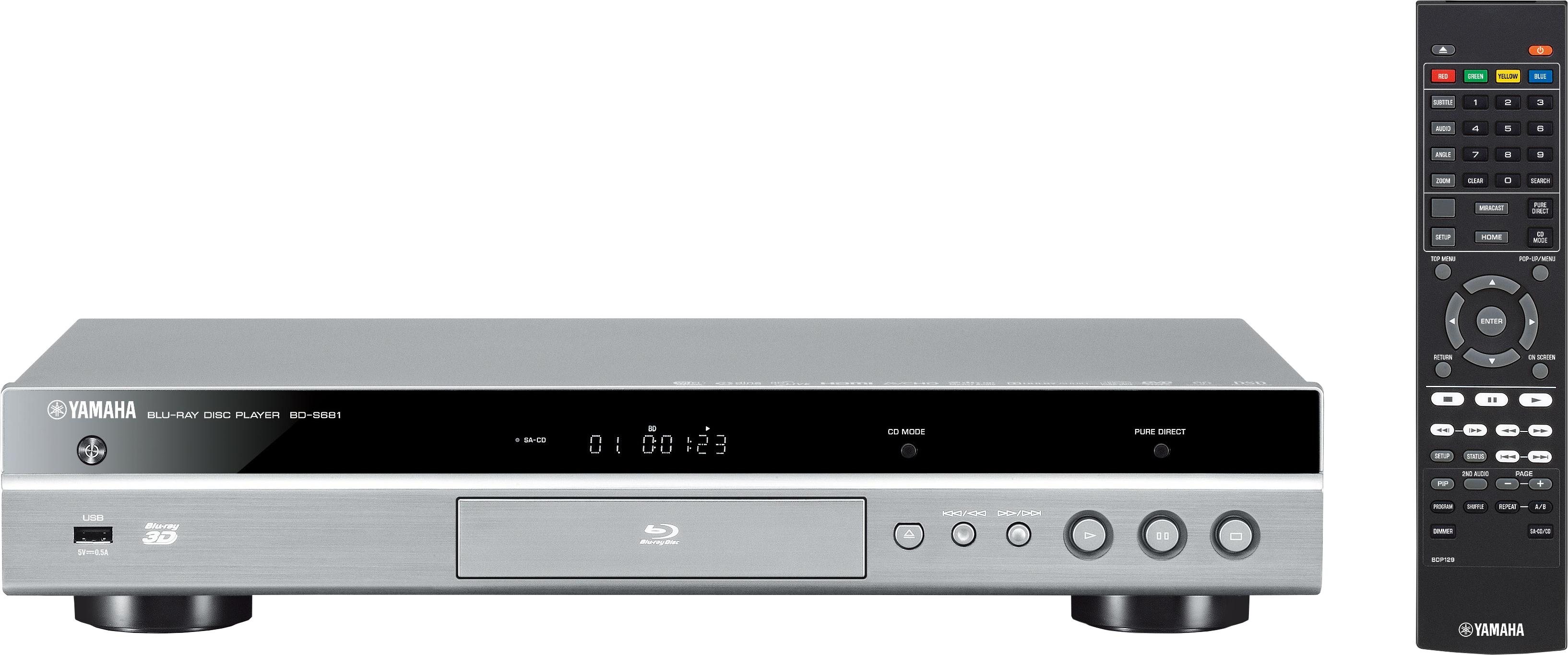 BD-S681 3D Blu-ray-Player, 3D-fähig, 4K (Ultra-HD), WLAN BD-S681 3D Blu-ray-Player, 3D-fähig, 4K (Ultra-HD), WLAN