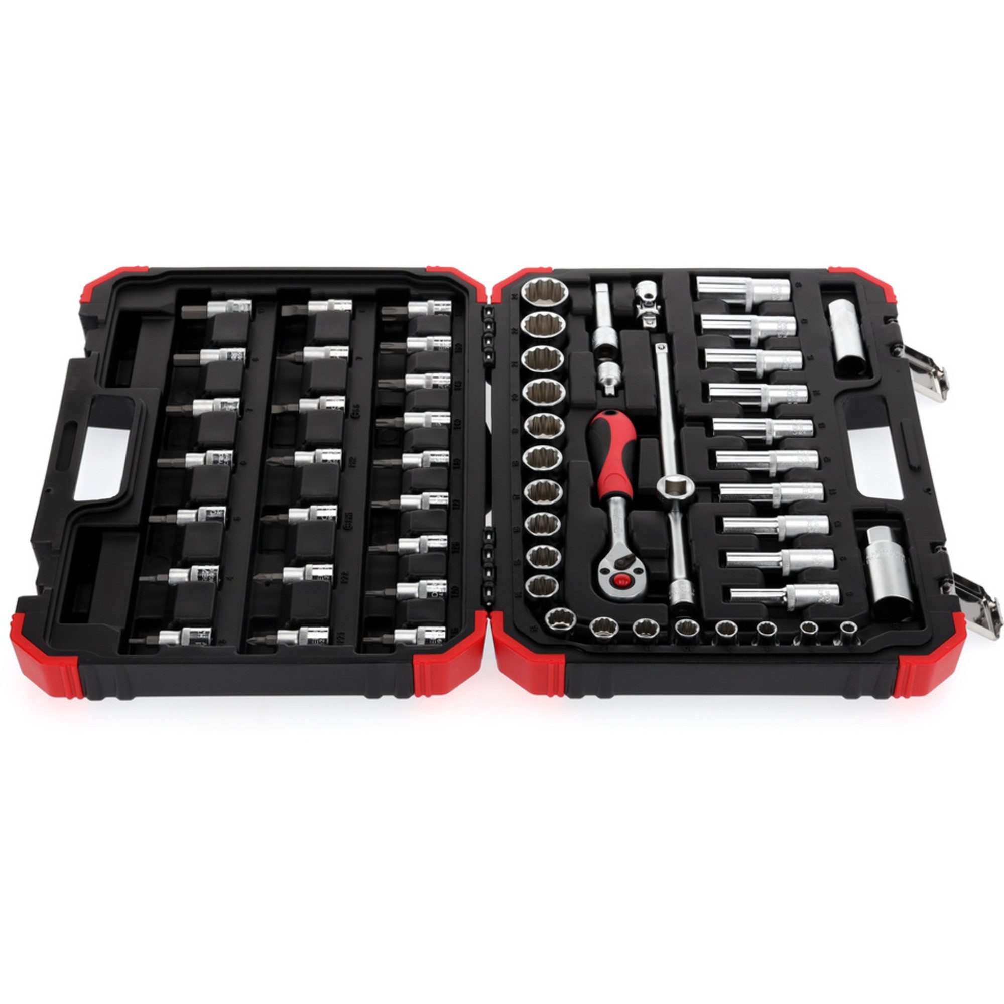 Gedore Ratsche GEDORE Red Steckschlüssel-Satz 3/8", 59-teilig