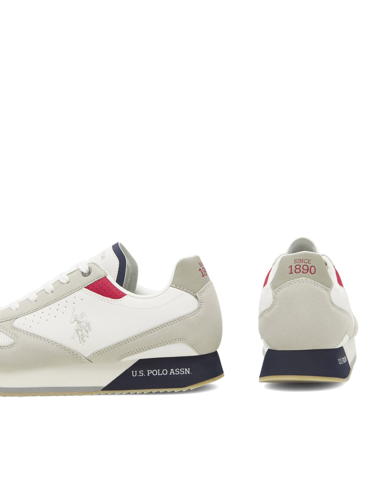 U.S. Polo Assn. U.S. Polo Assn. Sneakers Herren NOBIL003G Weiß Sneaker