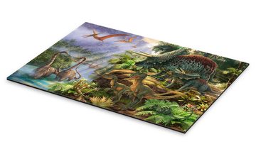 Posterlounge XXL-Wandbild Steve Read, Dinosaurier-Tal, Illustration