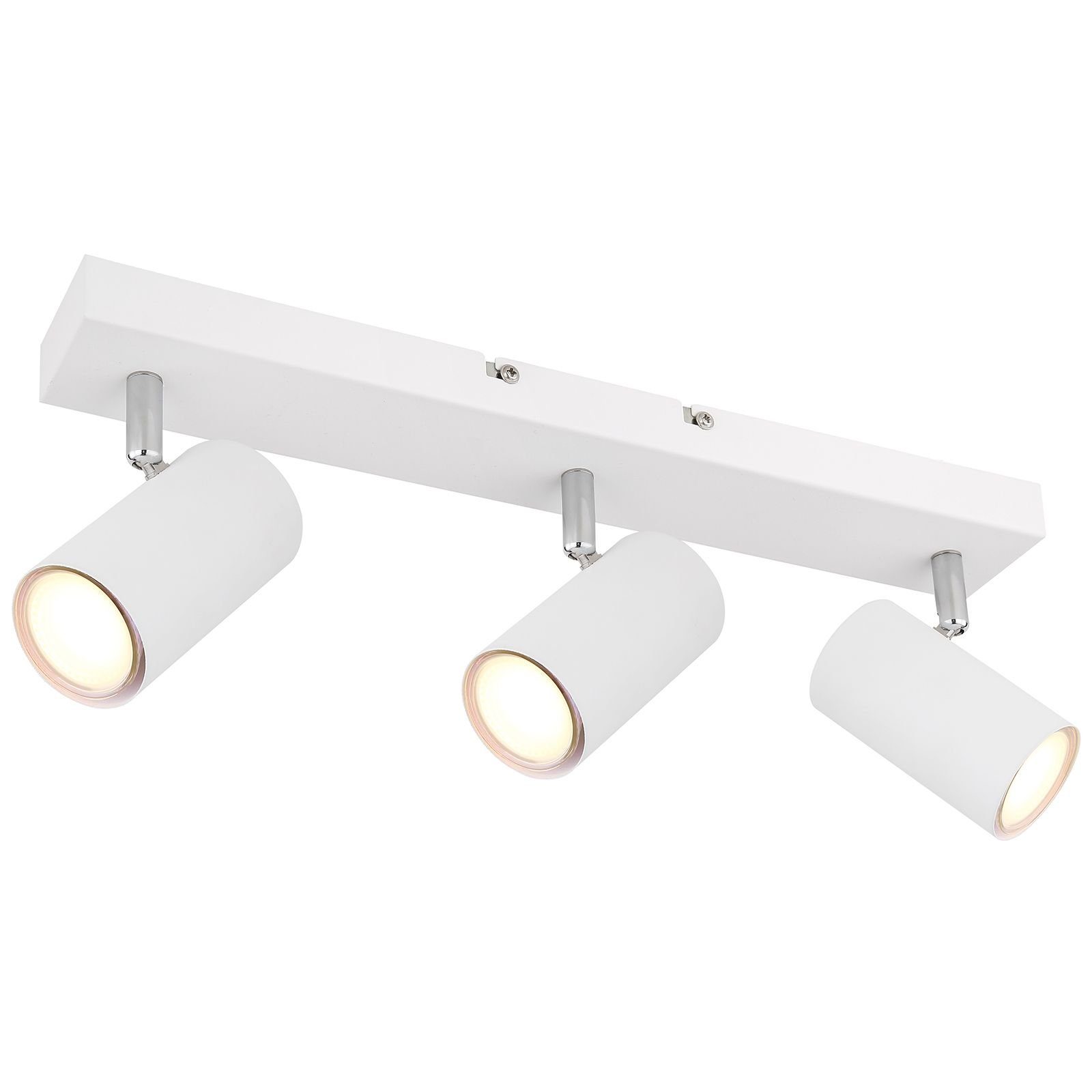 GLOBO LIGHTING Deckenleuchte Deckenleuchte Wohnzimmer Deckenlampe Schlafzimmer Deckenstrahler, 3 flammig, modern, ohne Leuchtmittel, Lichtfarbe ist abhängig vom Leuchtmittel, Deckenstrahler