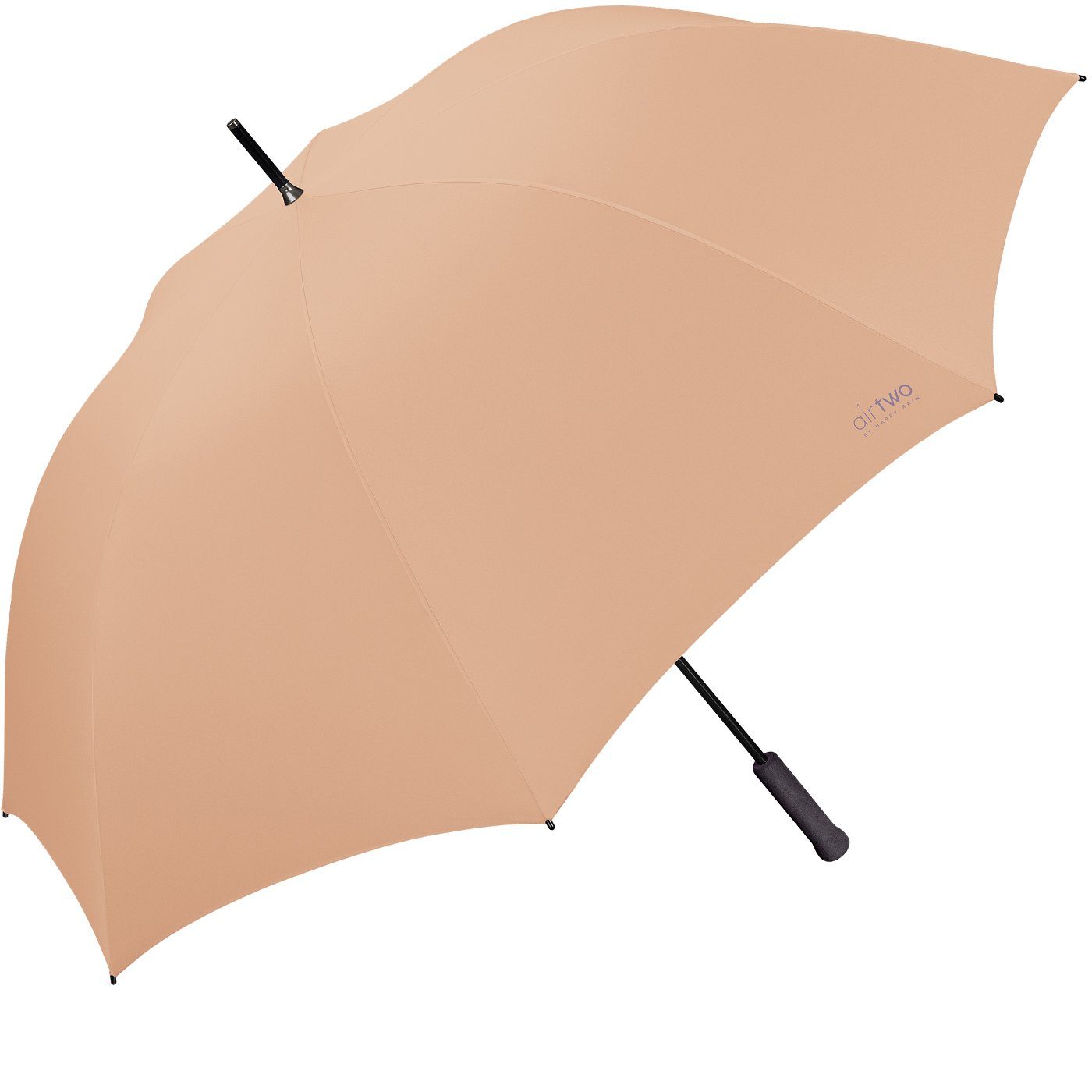 HAPPY RAIN Golfregenschirm Gramm XXL Platz genug Air wiegt nur 262 mit apricot super Partnerschirm, für - er Zwei leichter Two
