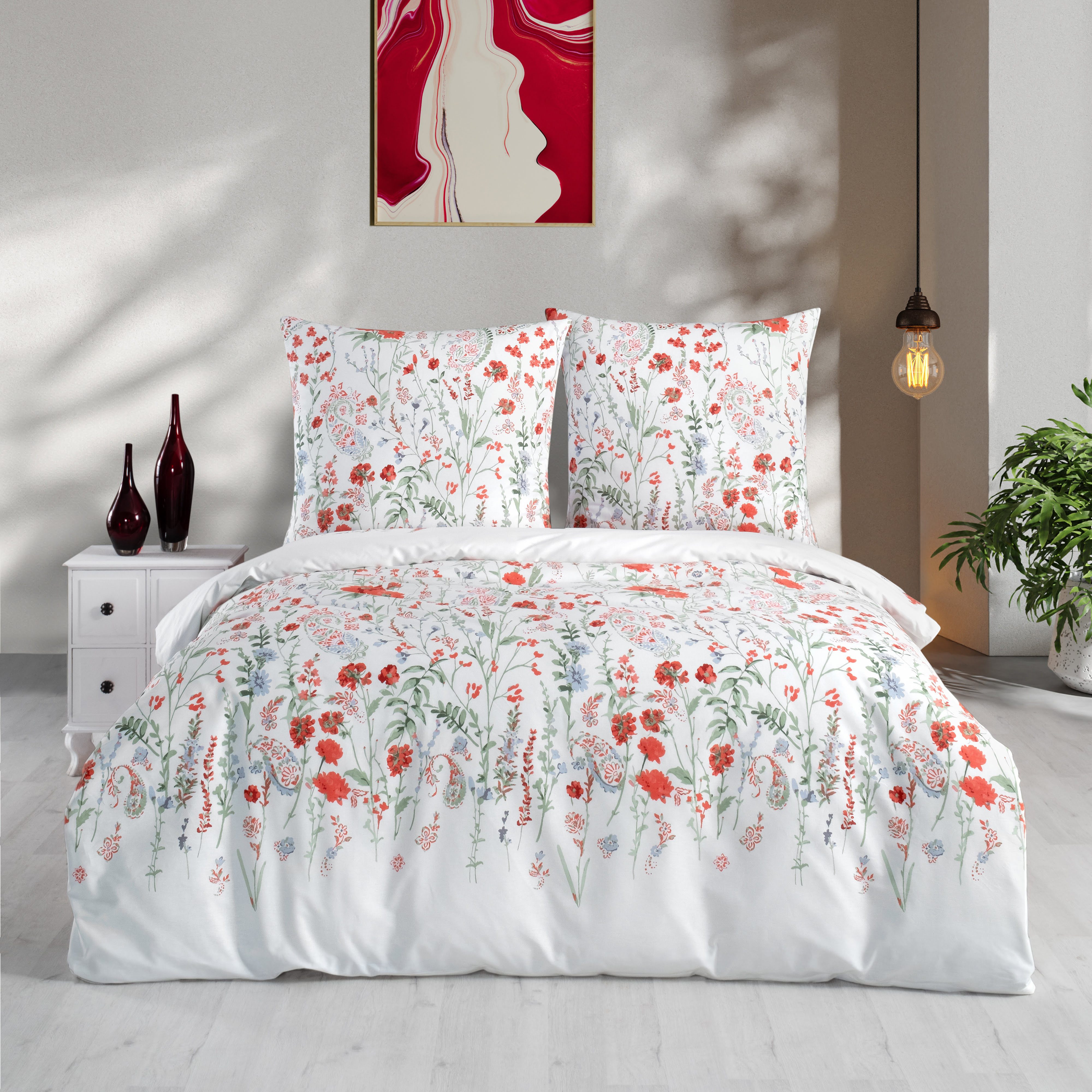 yadetextil Bettwäsche Eleyse,135x200 cm, Renforce, 2 günstig online kaufen