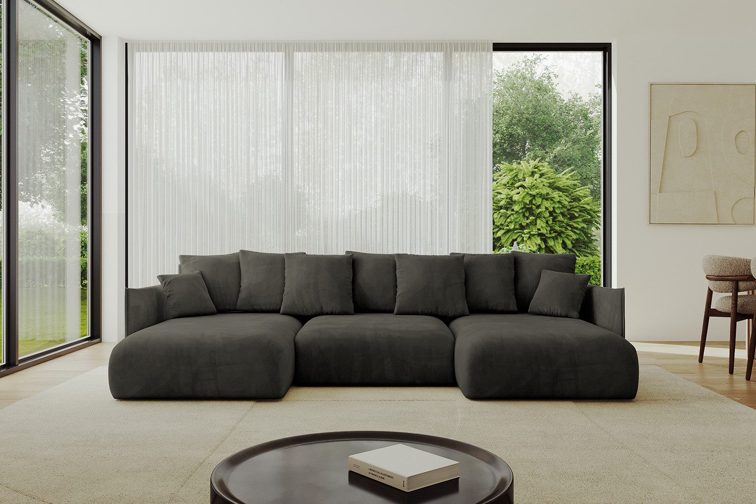 ALTDECOR Wohnlandschaft ONESK-U, Couch mit Schlaffunktion, günstig online kaufen