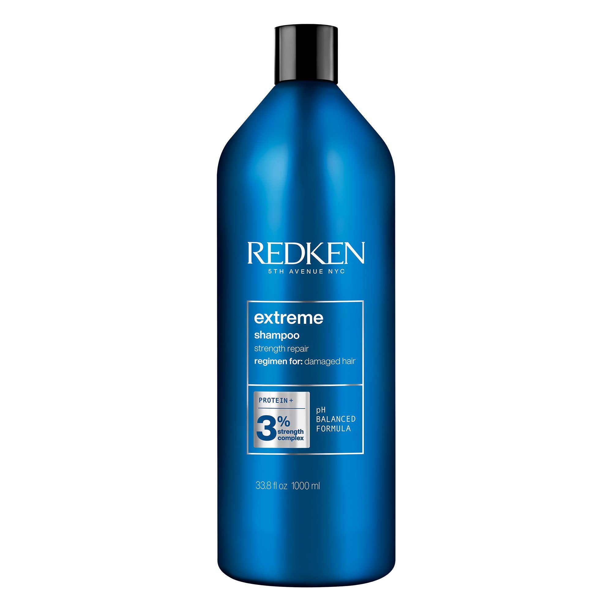 Redken Haarshampoo Redken Extreme Shampoo 1000 ml – Kräftigendes Repair Shampoo, 1-tlg., Reduziert Harbruch