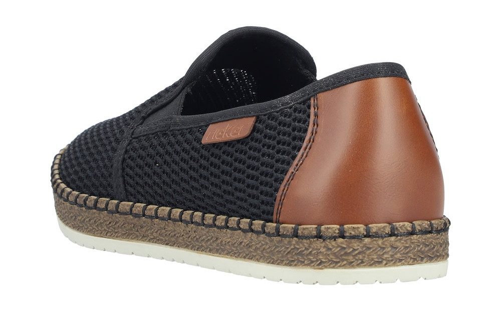 Rieker Espadrille mit luftdurchlässiger Perforation