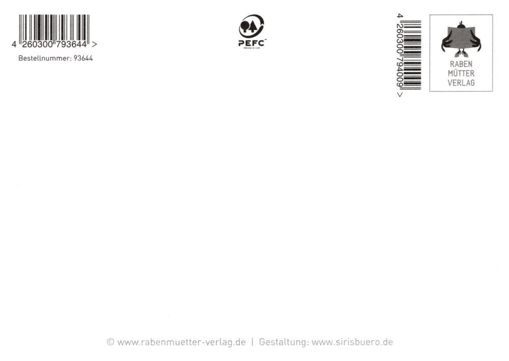 Thumbnail - Postkarte "Wenn man Kinder hat, ist der einzige Ort, an dem ..."