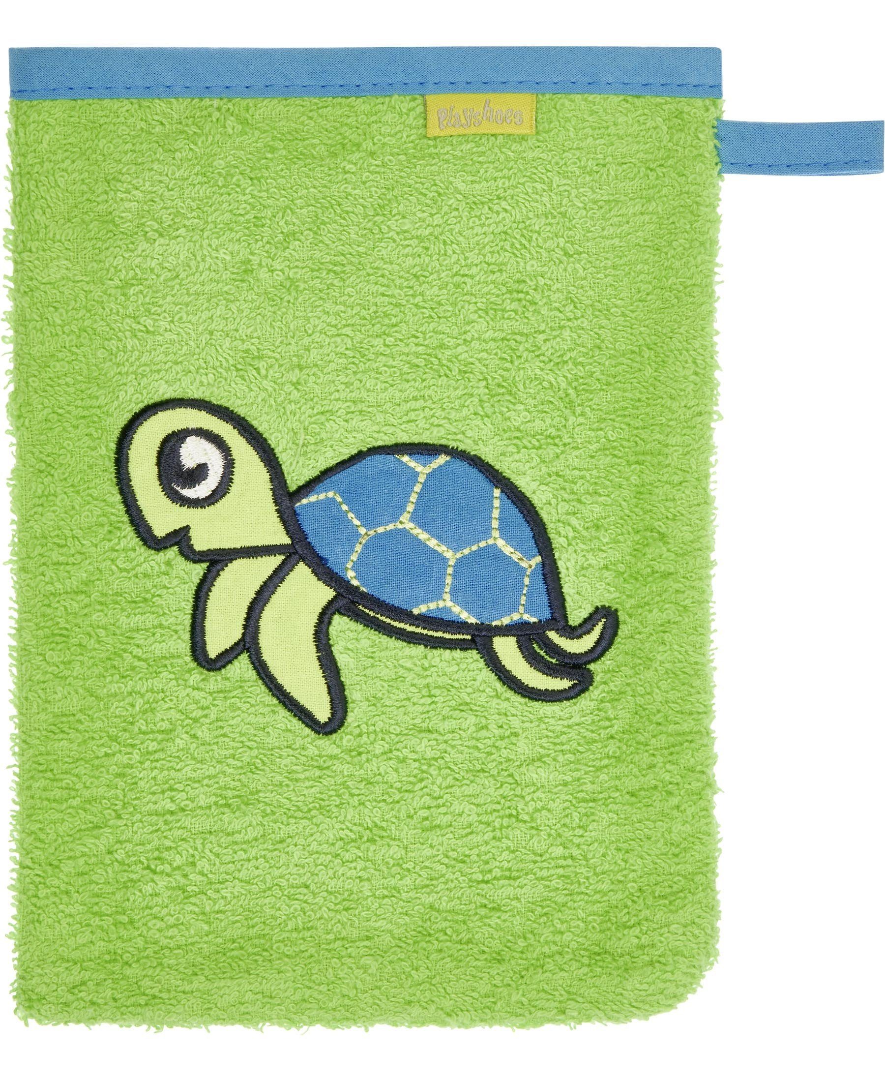 Waschhandschuh Frottee-Waschhandschuh Playshoes Schildkröte