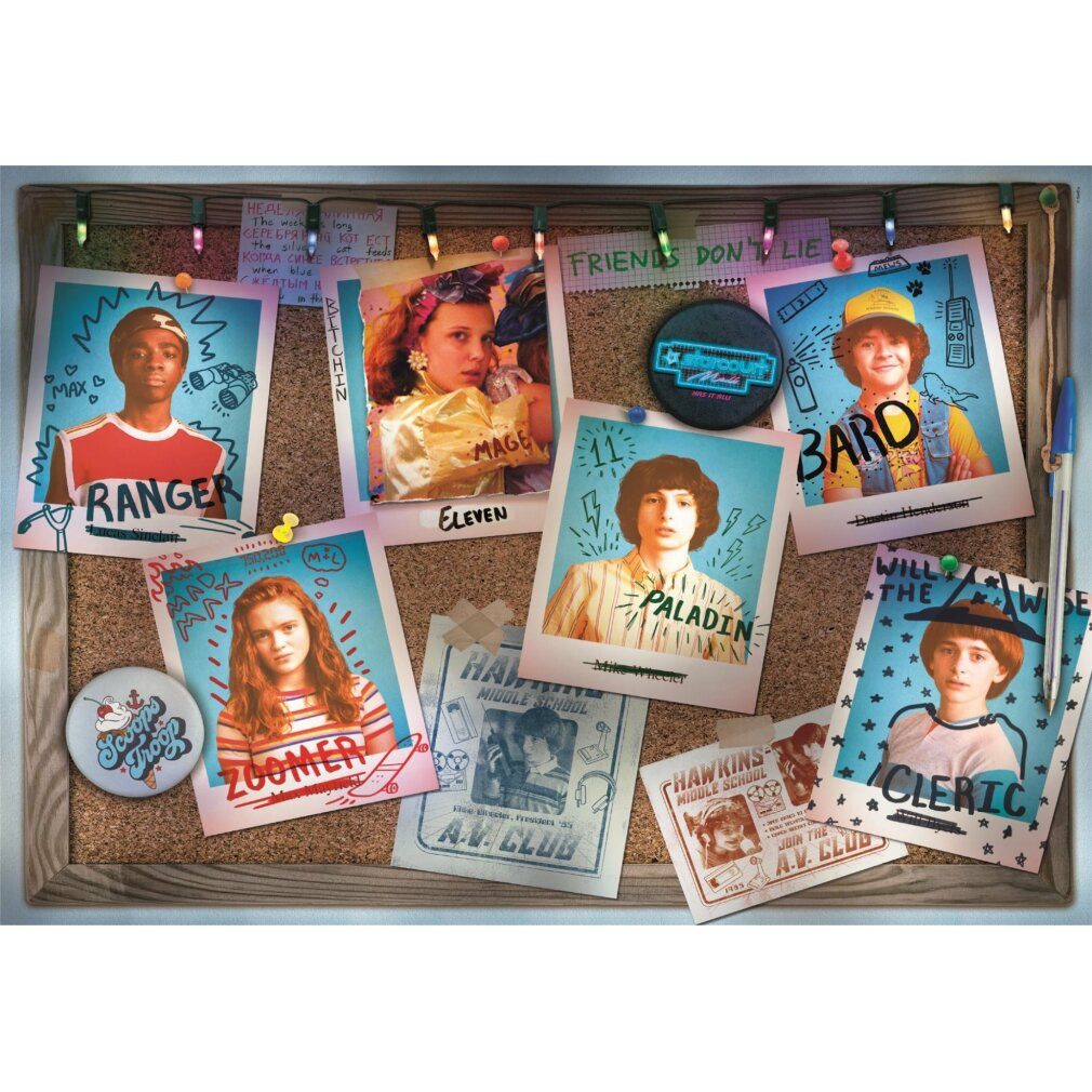 Clementoni® Puzzle Stranger Things-Puzzle 1000Stück, Puzzleteile günstig online kaufen