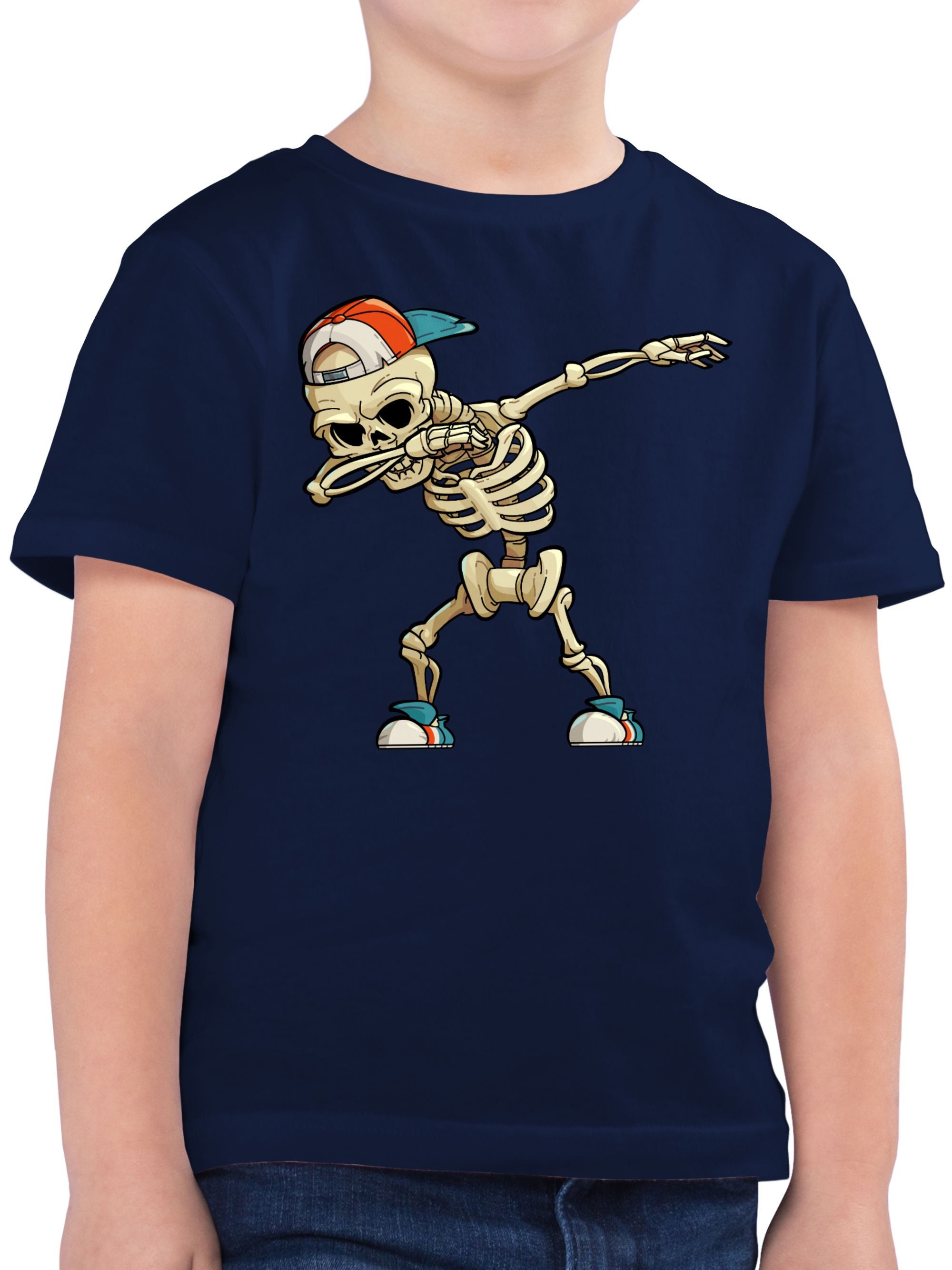 Shirtracer TShirt Dabbing Skelett, Dab Skelett, Rapper, Hip Hop, Cool