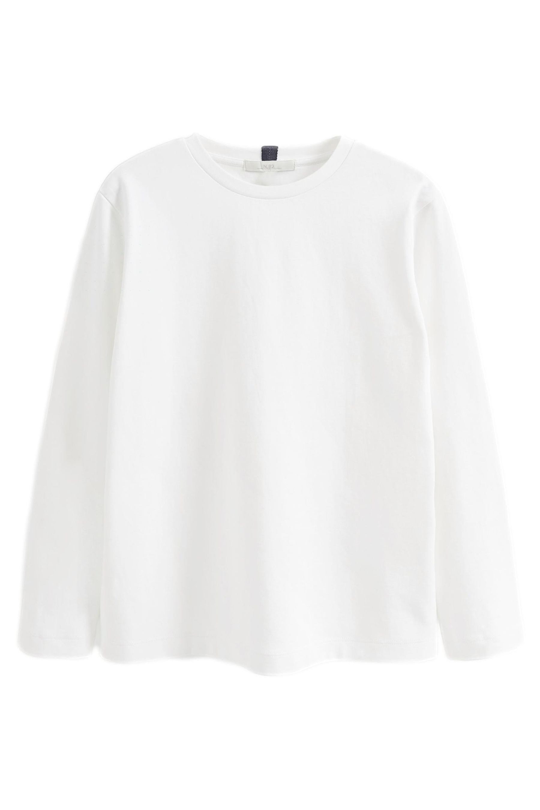 Next Langarmshirt Schweres Langarmshirt aus 100 % Baumwolle (1-tlg)