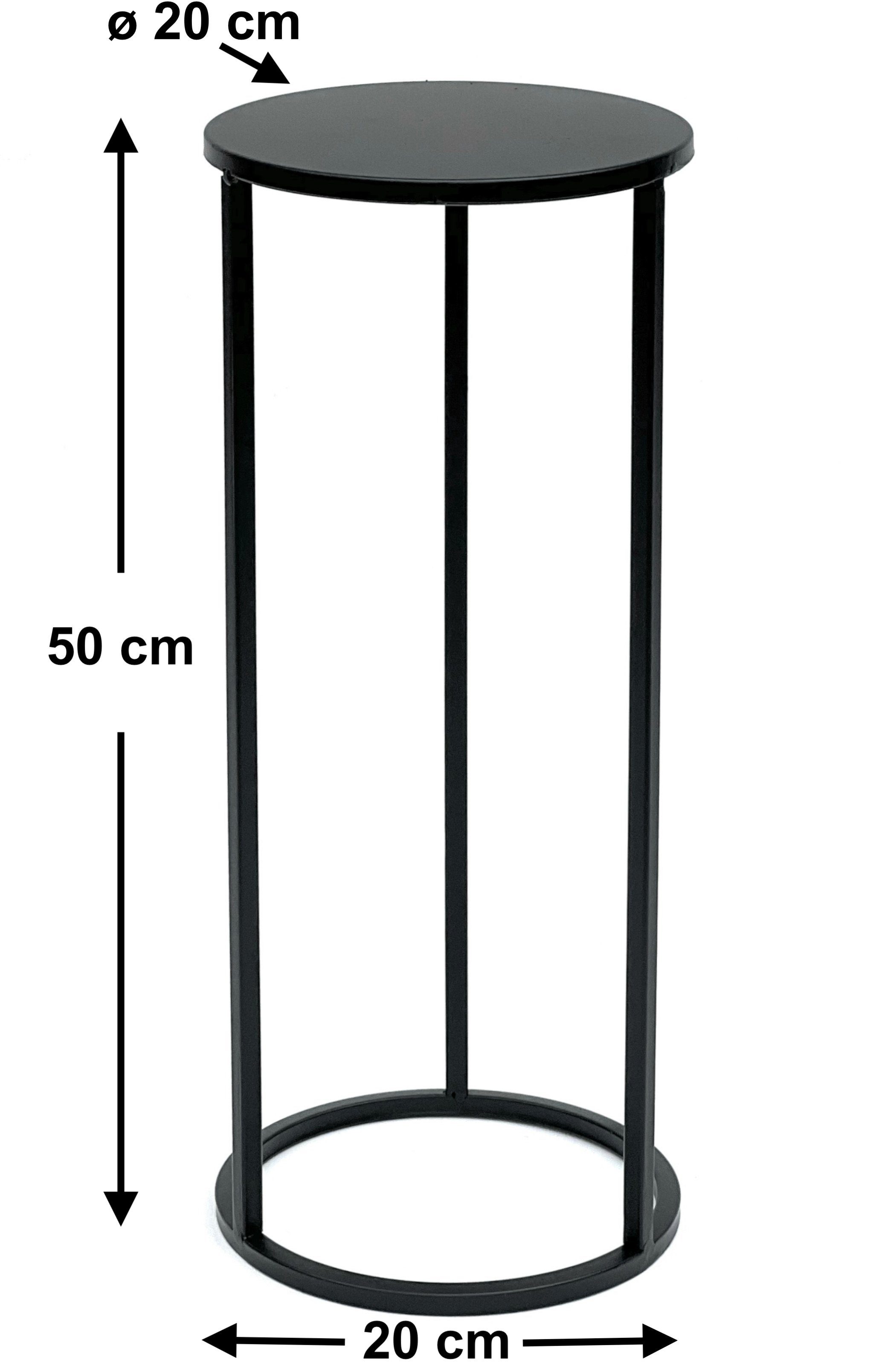 DanDiBo Blumenständer Metall Schwarz Rund 70-50 günstig online kaufen