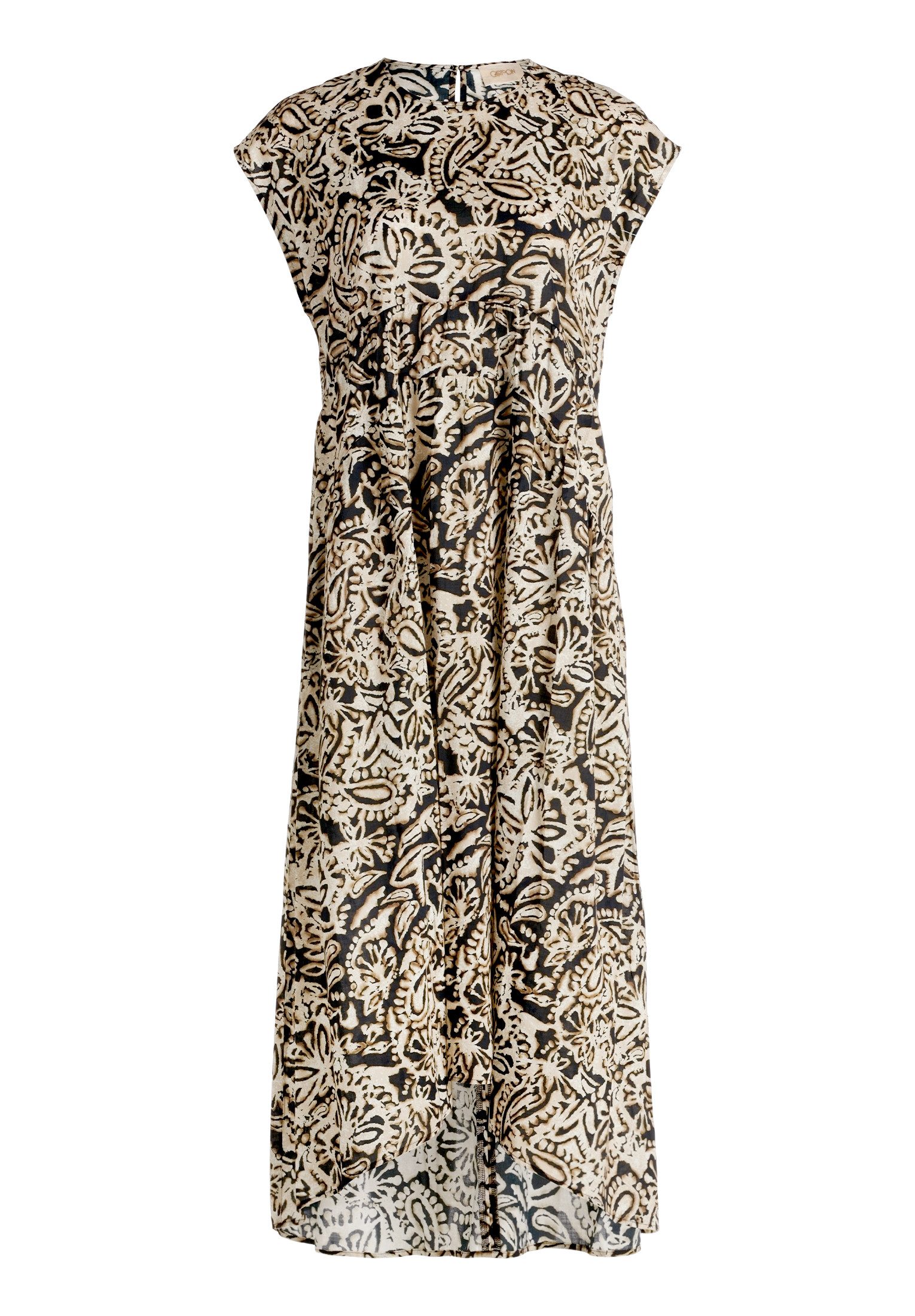 Cartoon Midikleid Damen mit Muster