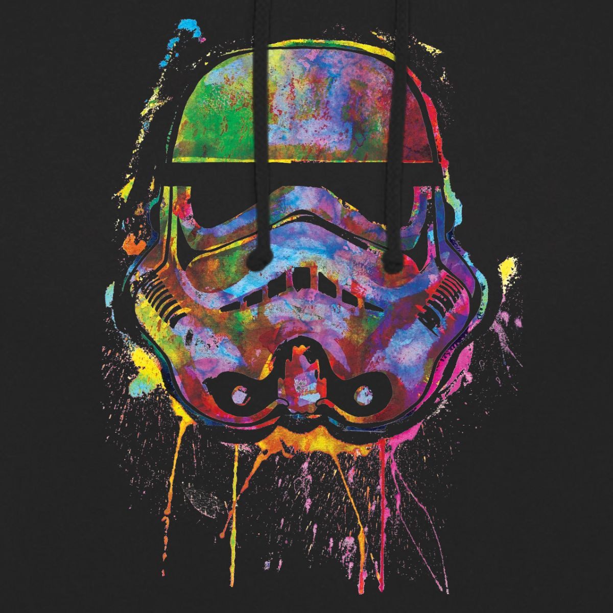 Spreadshirt Hoodie Star Wars Stormtrooper Helm Graffiti Style Unisex Hoodie (1-tlg)