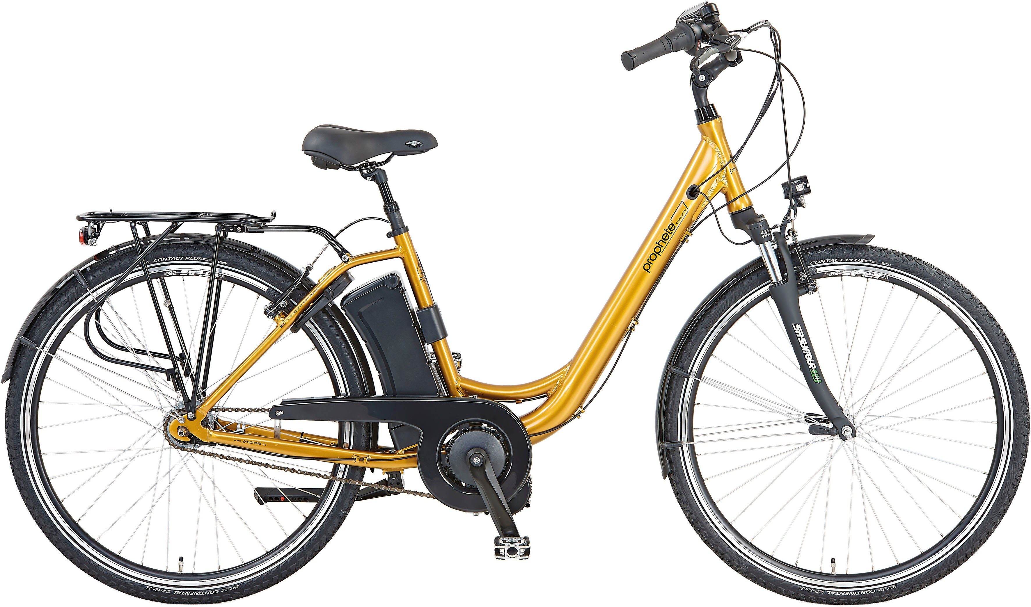 Prophete E-Bike Geniesser 374 pro, Shimano, Akku 7 Mittelmotor, Nabenschaltung, Gang Wh