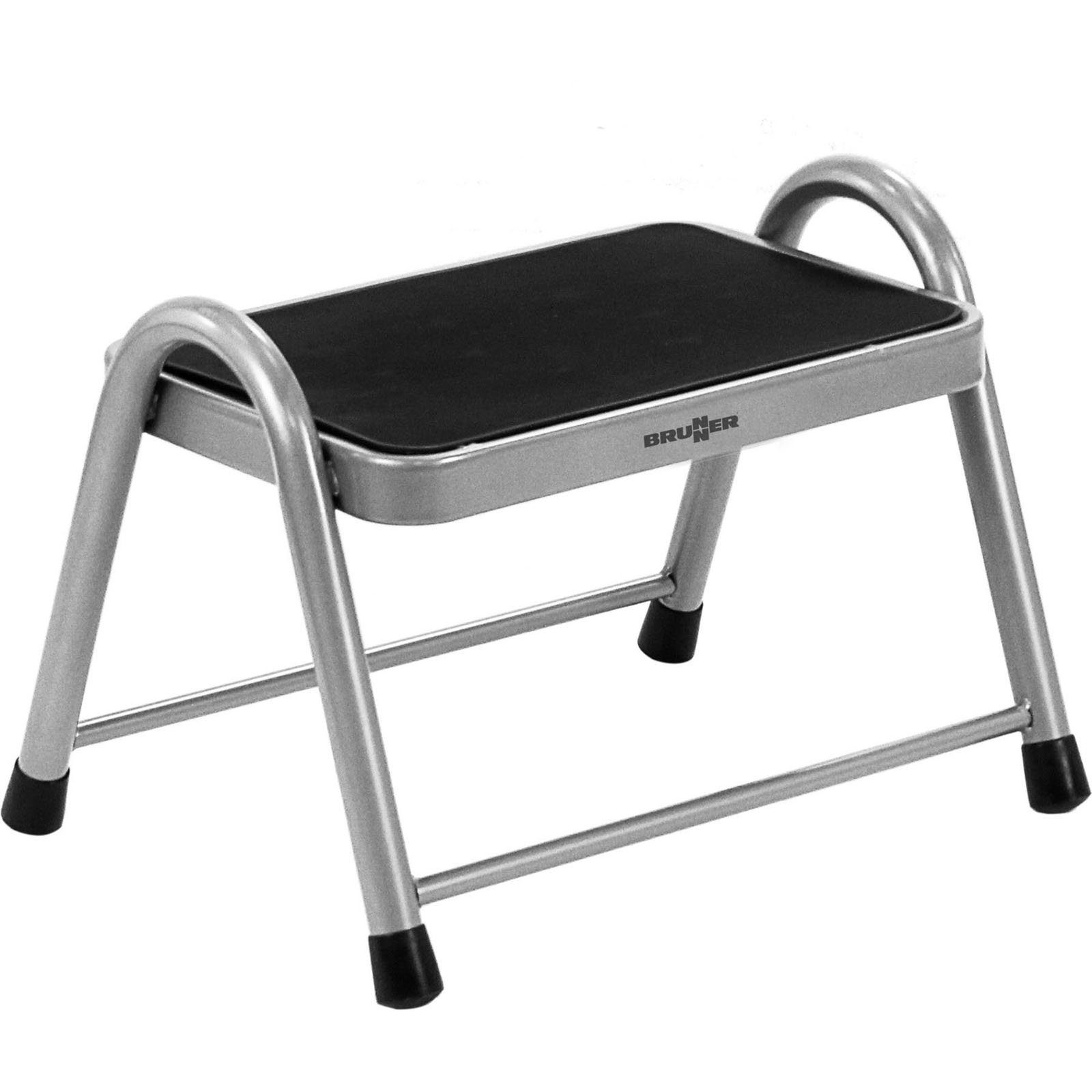 BRUNNER Trittleiter Trittstufe King Step Wohnmobil, Leiter Tritt Hocker Camping Stahl 150 kg
