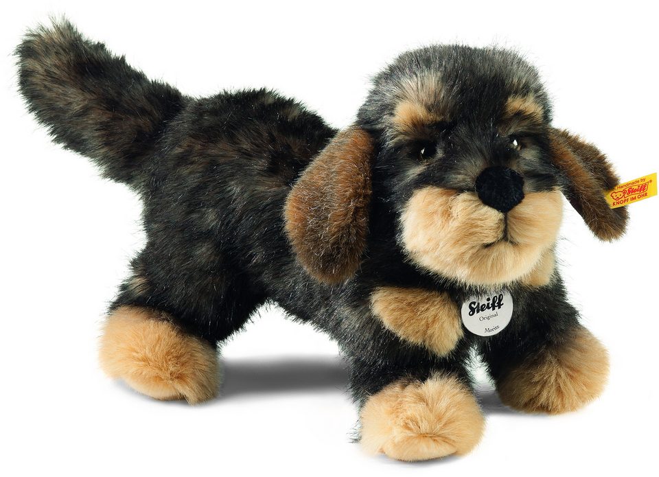 Image of Steiff - Moritz Rauhaardackel dunkelgrau gespitzt 30cm