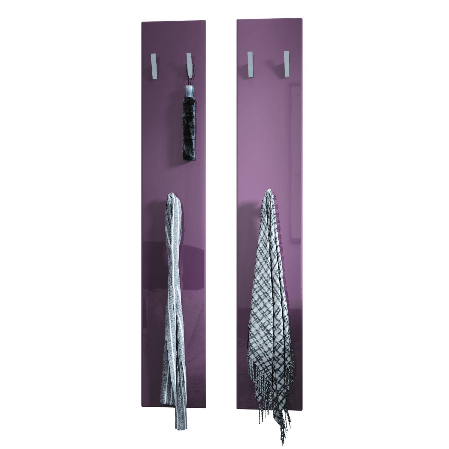 Vladon Garderobenpaneel Wandpaneel 140 (Garderobenpaneel, bestehend aus 2 P günstig online kaufen