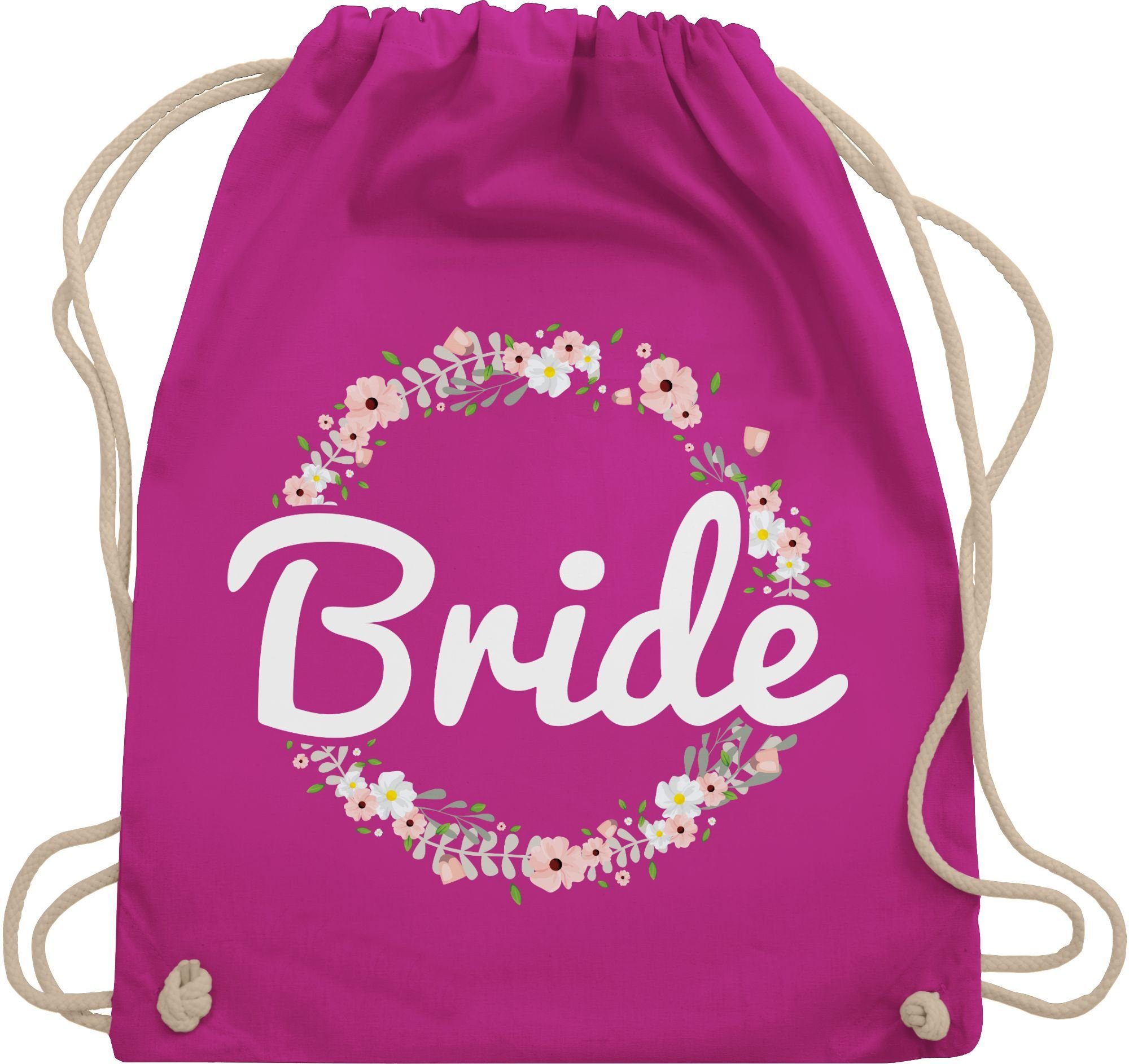 Turnbeutel Bride Blumenkranz