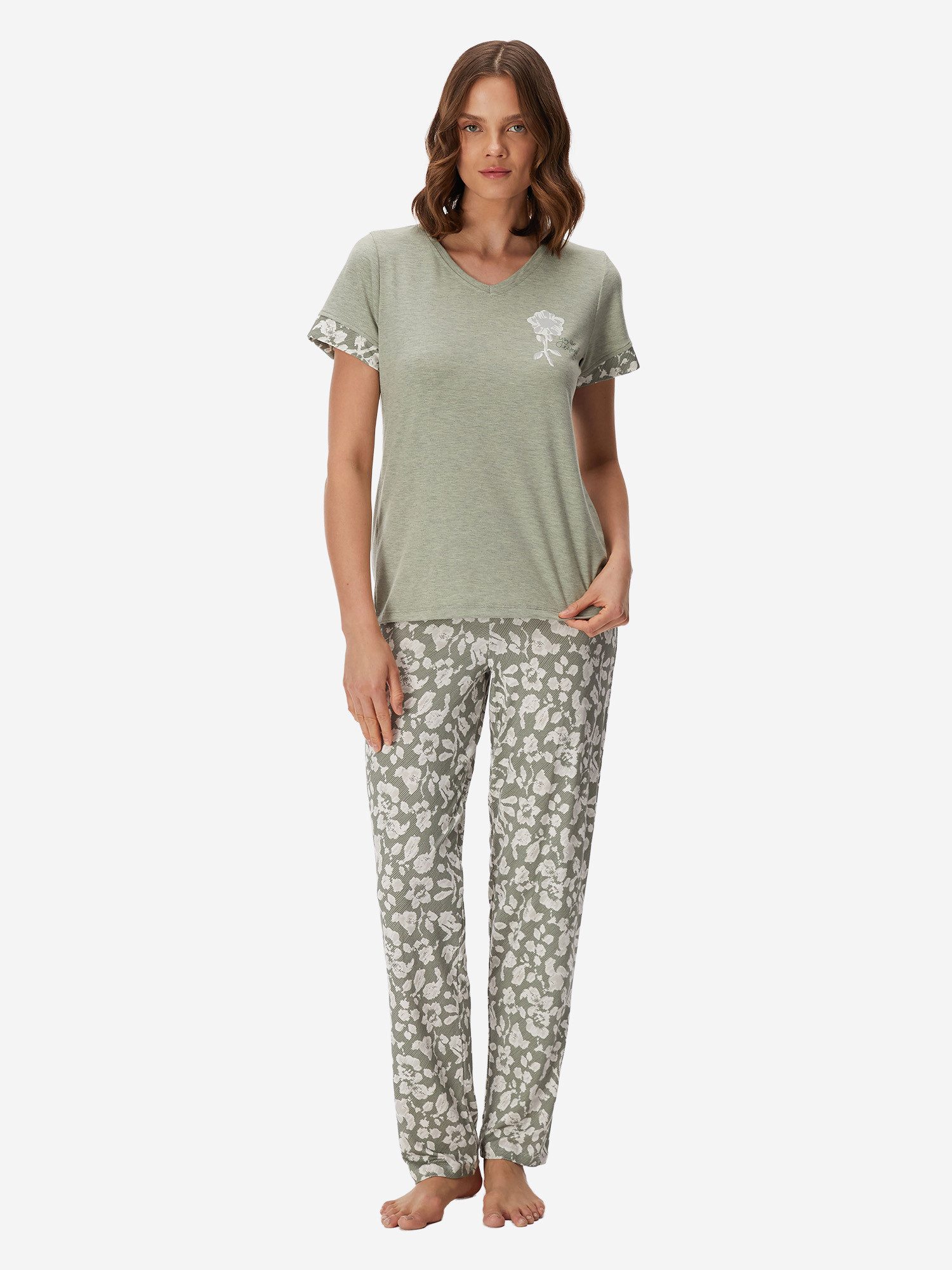 Goldenbay Pyjama Cosmos (2 tlg) schlafanzug schlafmode bequem