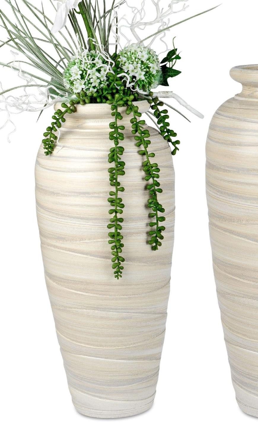 formano Bodenvase RELIEF, Relief, Creme, Relief, H: 50cm