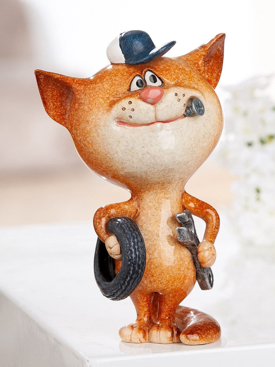 GILDE Comicfigur Dekofigur CatCollection Katzenfiguren Berufe günstig online kaufen