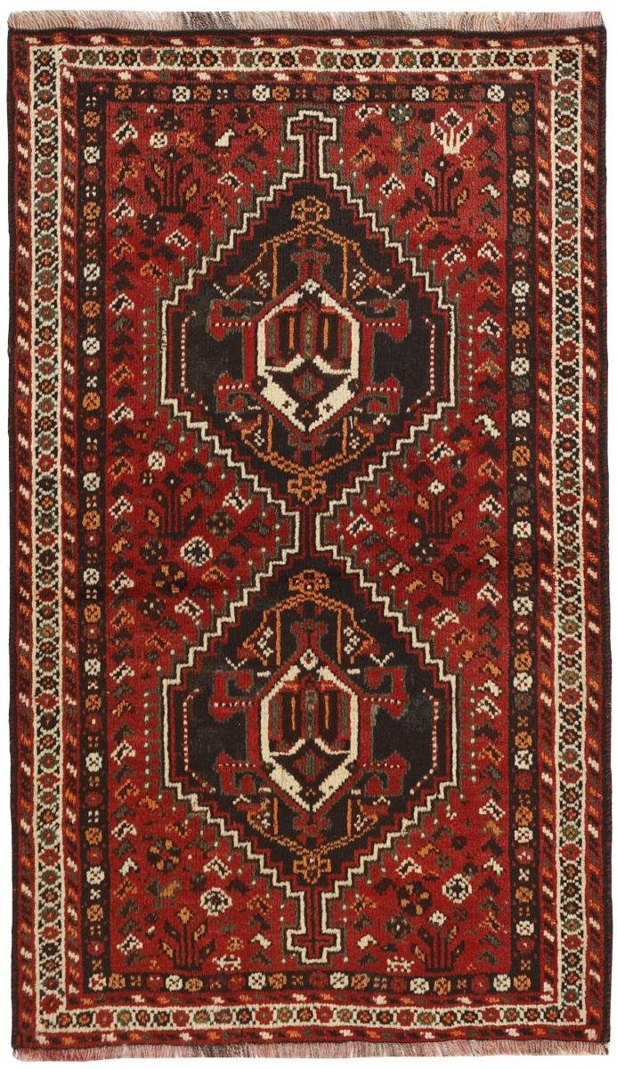 Orientteppich Shiraz mm rechteckig, Perserteppich, Orientteppich Nain / 75x132 Höhe: Trading, Handgeknüpfter 10