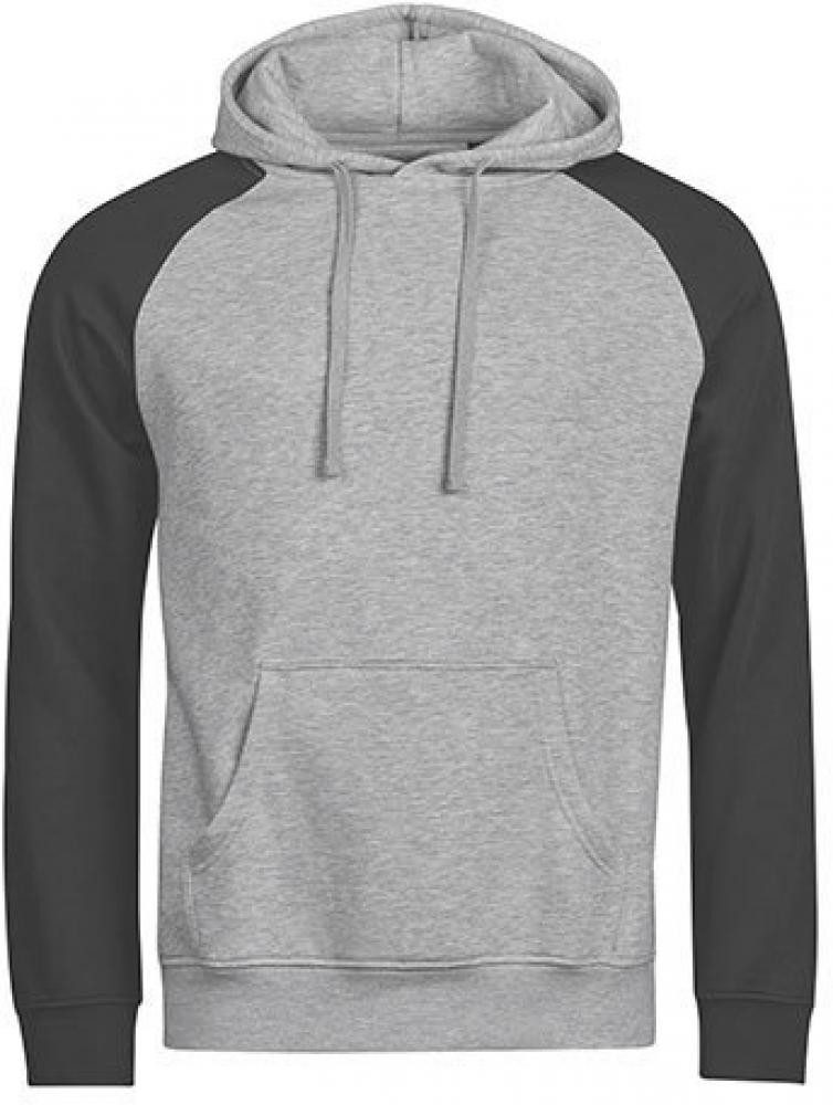 Tee Jays Kapuzenpullover Herren Zweifarbiger Hoddie Ohne Etikett