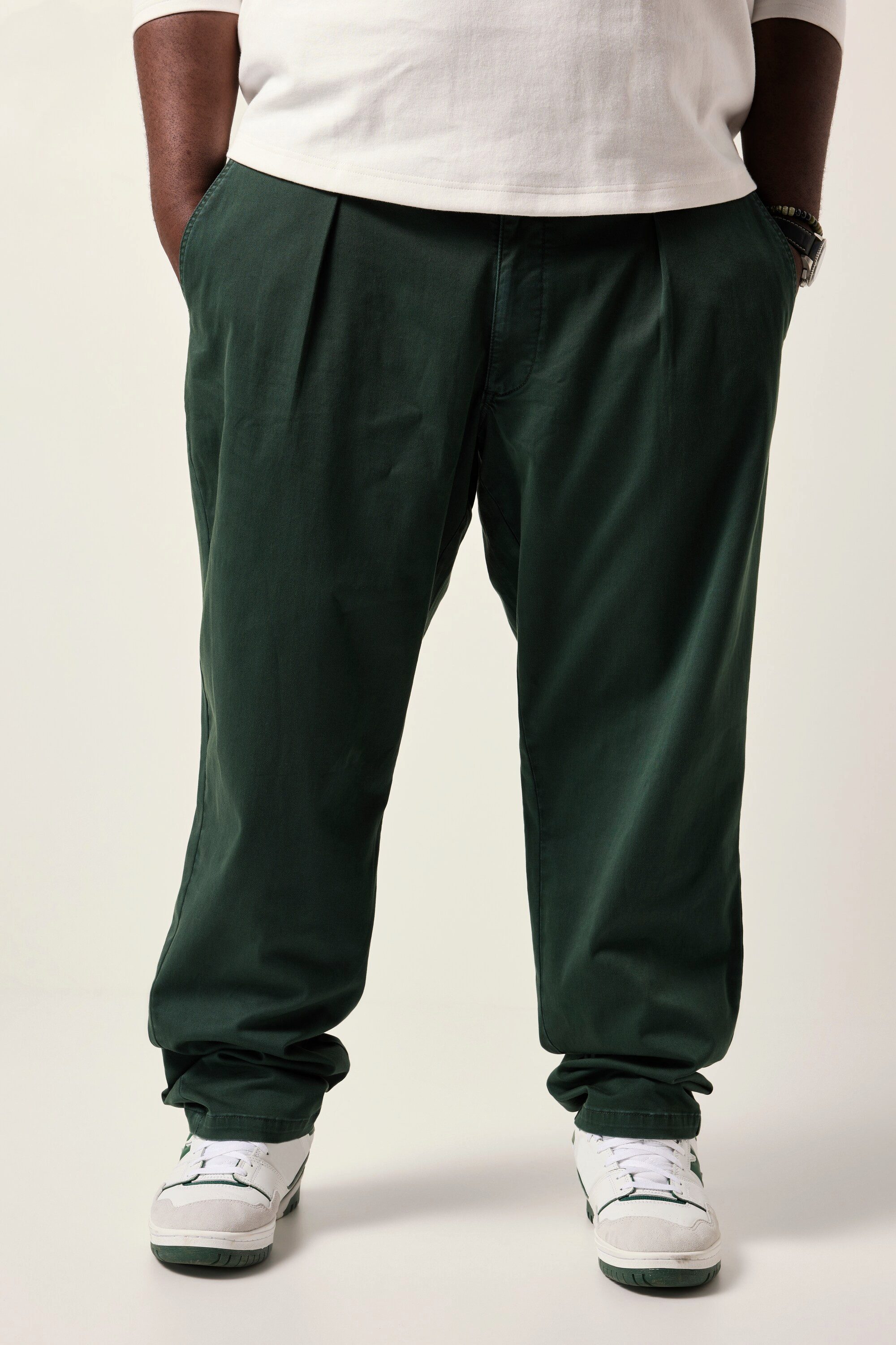 STHUGE Chinohose STHUGE Chino Color-Twill tapered Baggy Fit bis 72 günstig online kaufen
