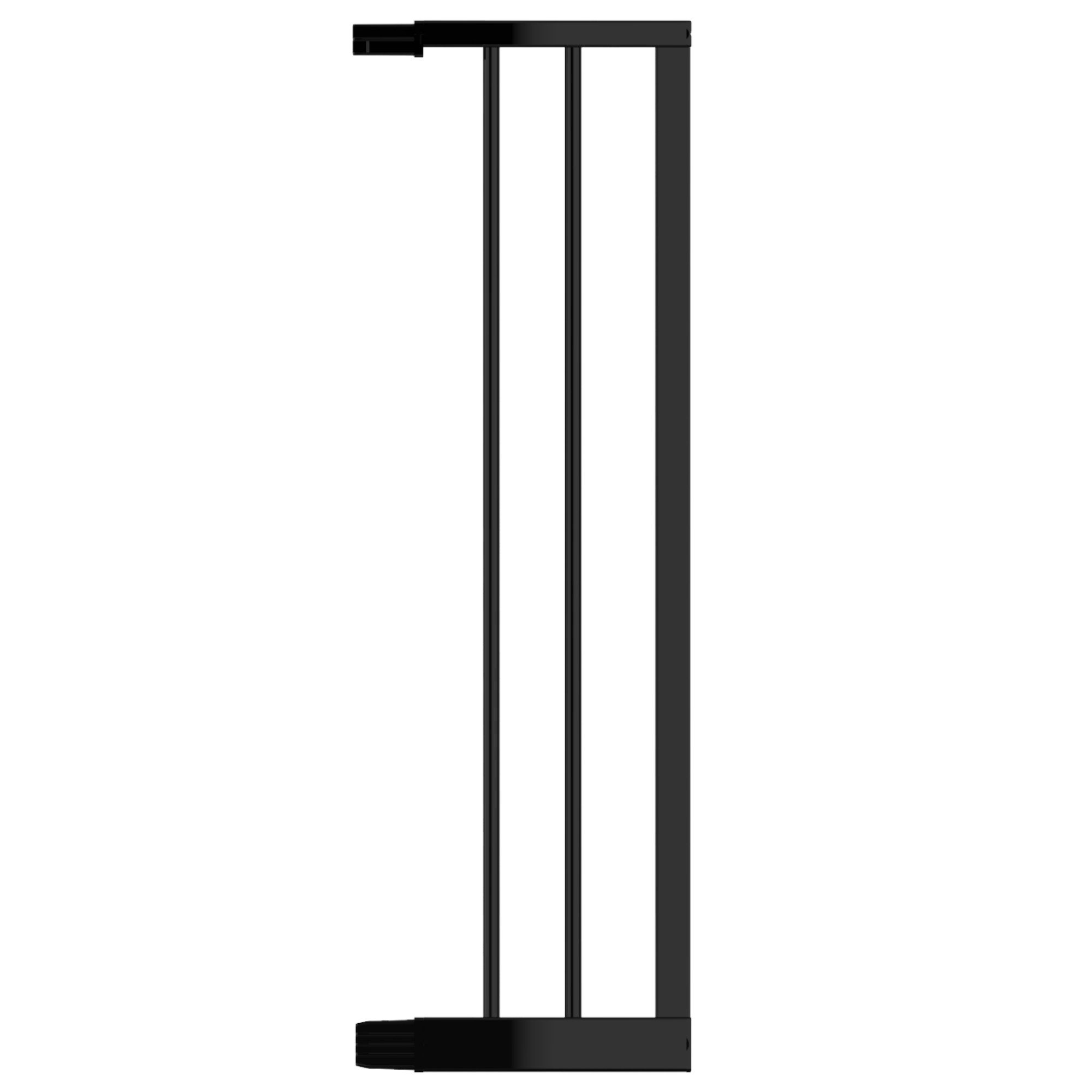 Geuther Türschutzgitter Easylock Flatstep 69-125 schwarz, auch als Treppenschutzgitter verwendbar