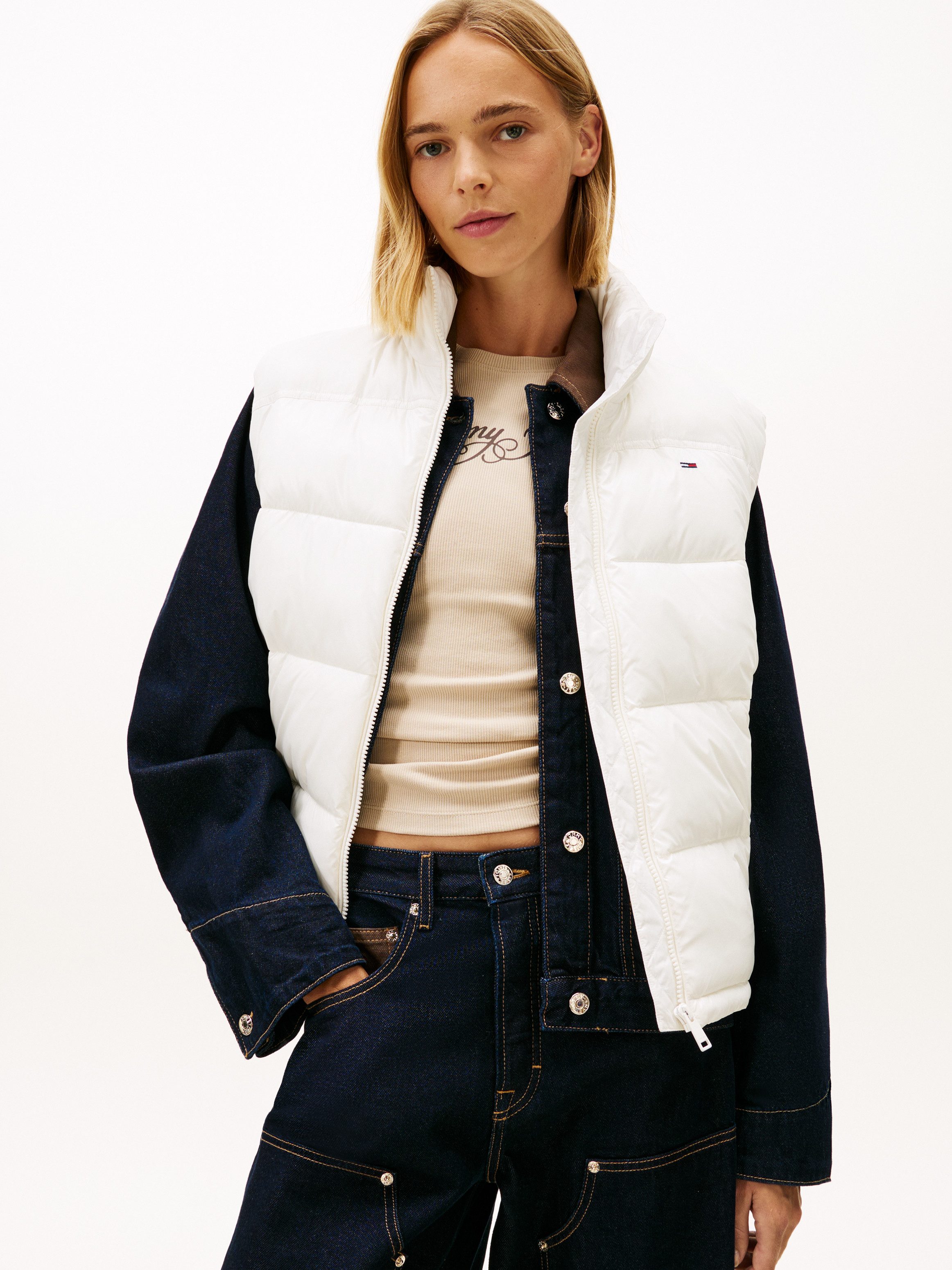 Tommy Jeans Steppweste TJW ESSENTIAL PUFFER VEST SHINY günstig online kaufen